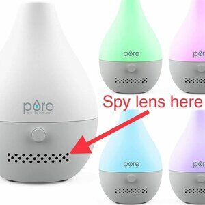 4K UHD WiFi Functional Oil DIffuser Nanny Security Camera
